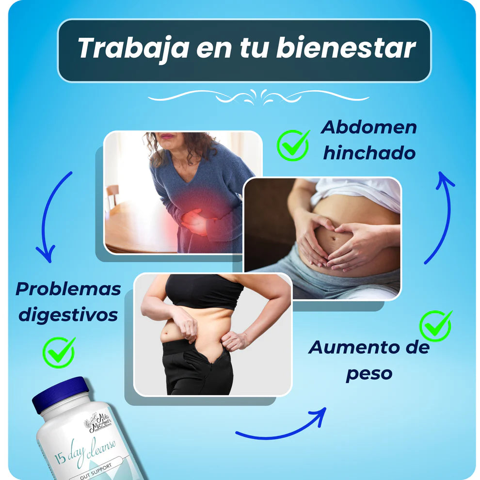 15 DAYS CLEANSE - ELIMINA TOXINAS, LIMPIA COLON, REDUCTOR DE GRASA