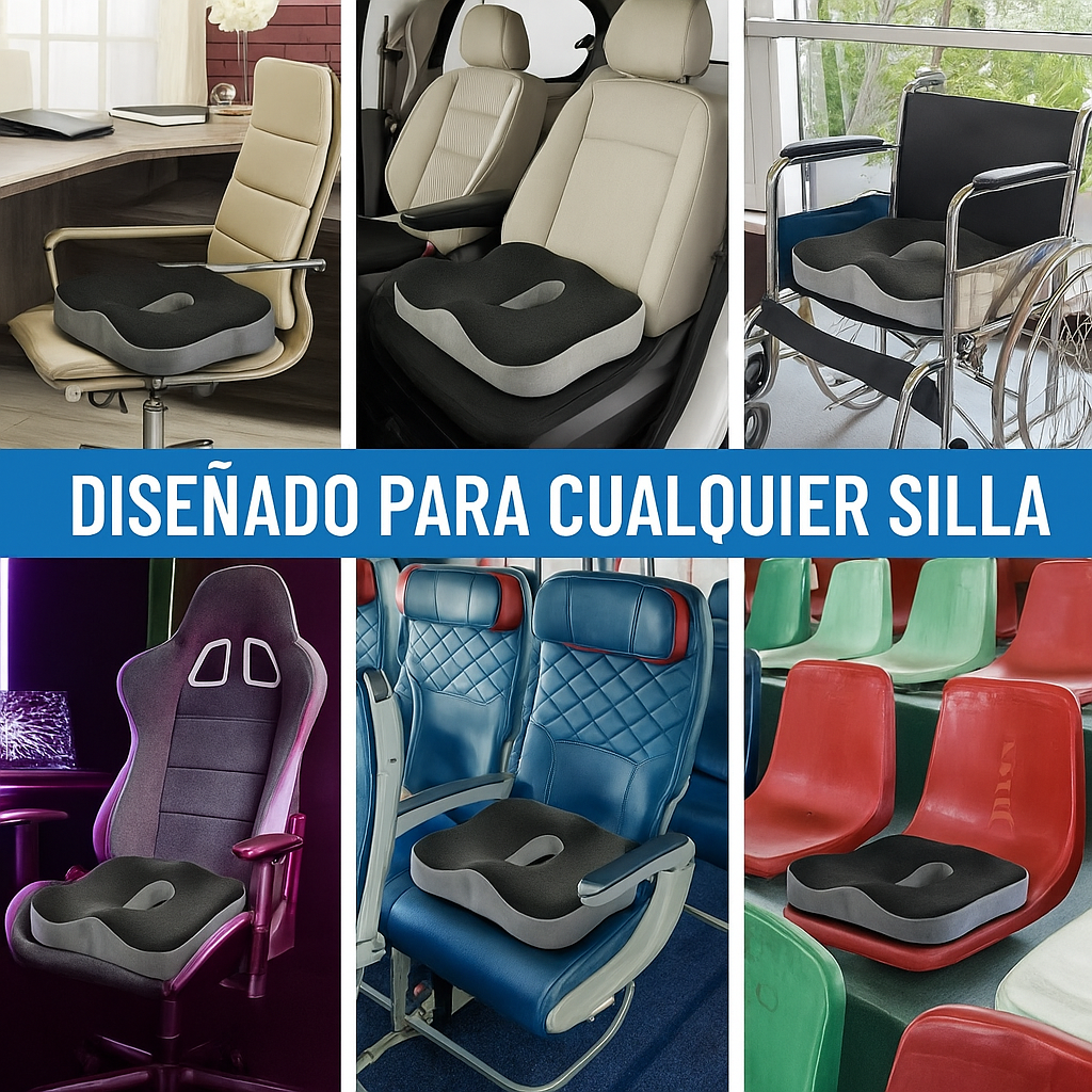 Cojin Ortopedico Home Rest™ - Alivio del Dolor de Espalda y Coxis