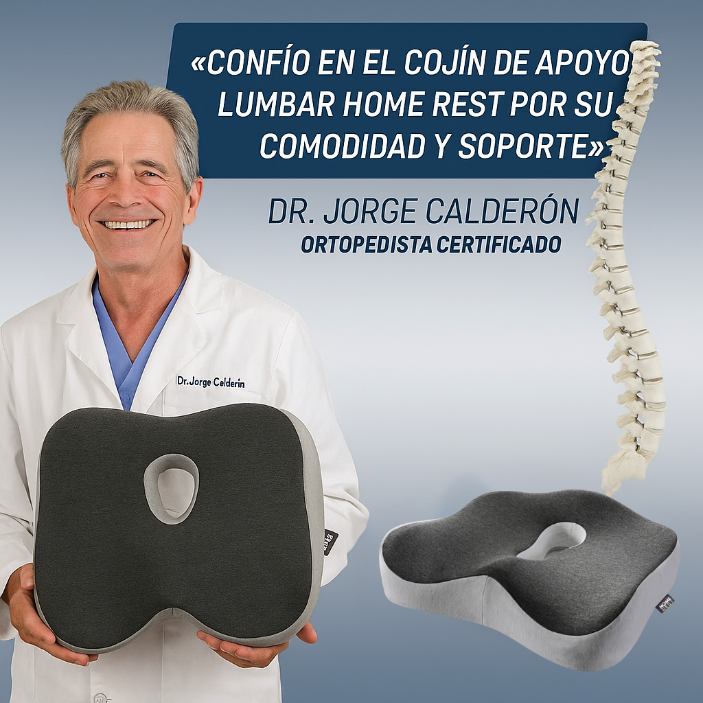 Cojin Ortopedico Home Rest™ - Alivio del Dolor de Espalda y Coxis