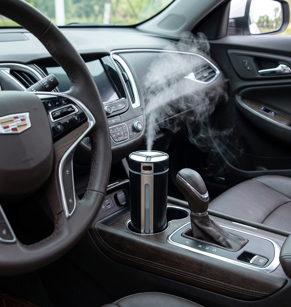 Humificador Car FreshAir® - Respira libre de bacterias y virus dentro de tu auto.