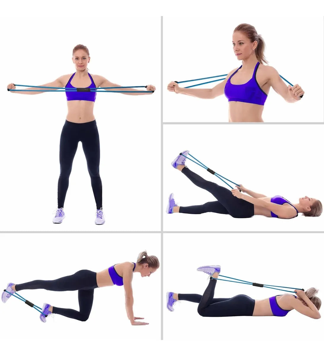 Banda Fisioterapéutica ORIGINAL + REGALO Banda 8 | Fortalece, tonifica y activa tu cuerpo desde casa.