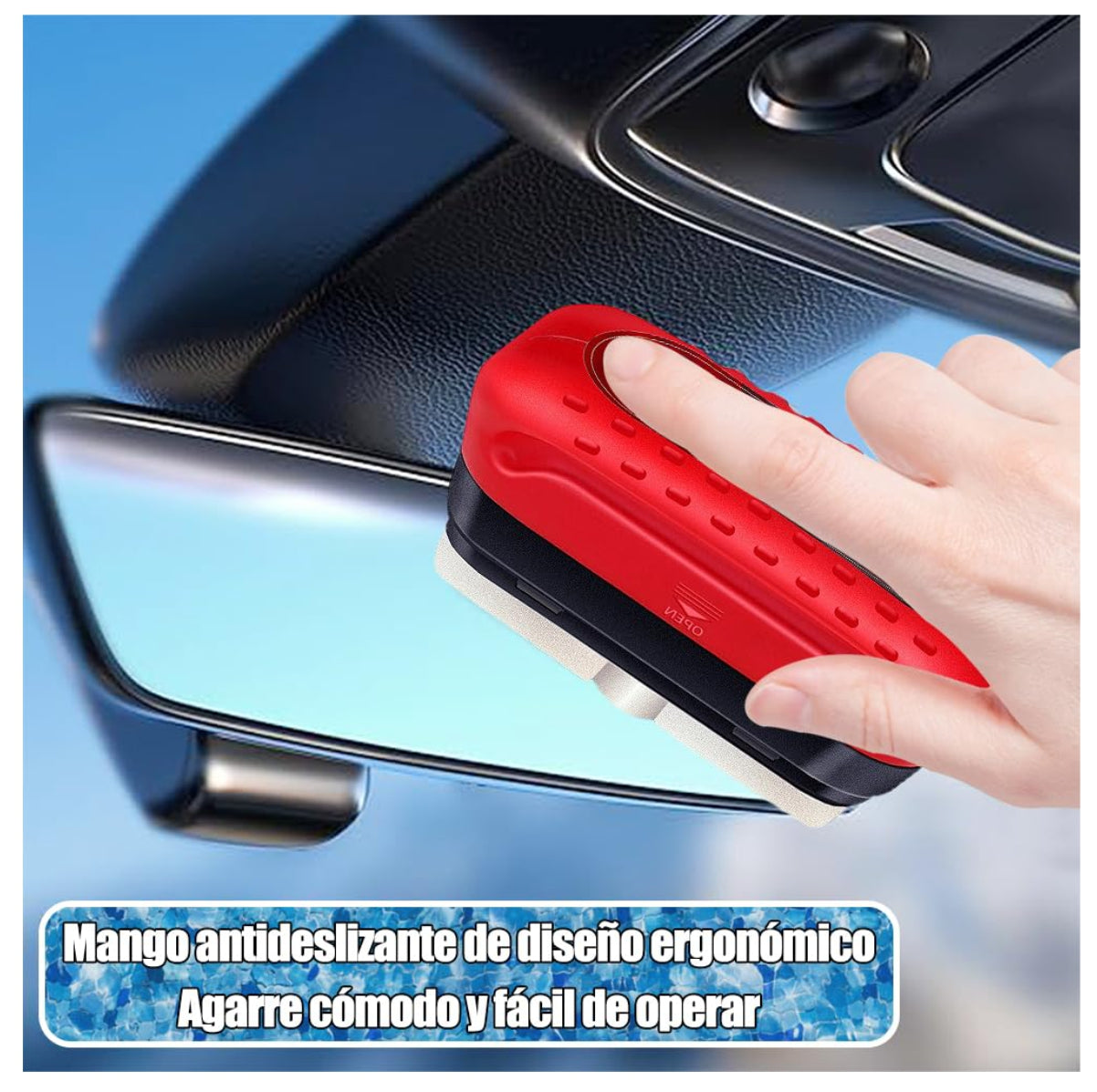 Glass-Pro® - con Cepillo de limpieza y película anti liquidos y polvo