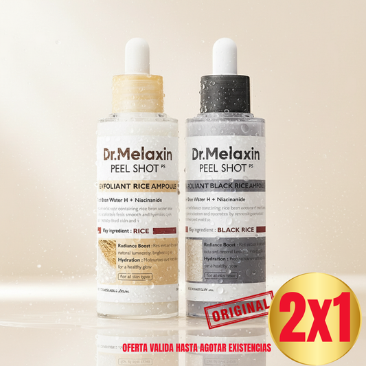 Dr. Melaxin ORIGINAL COMBO X 2 | Luce piel limpia, sin brillo, sin drama