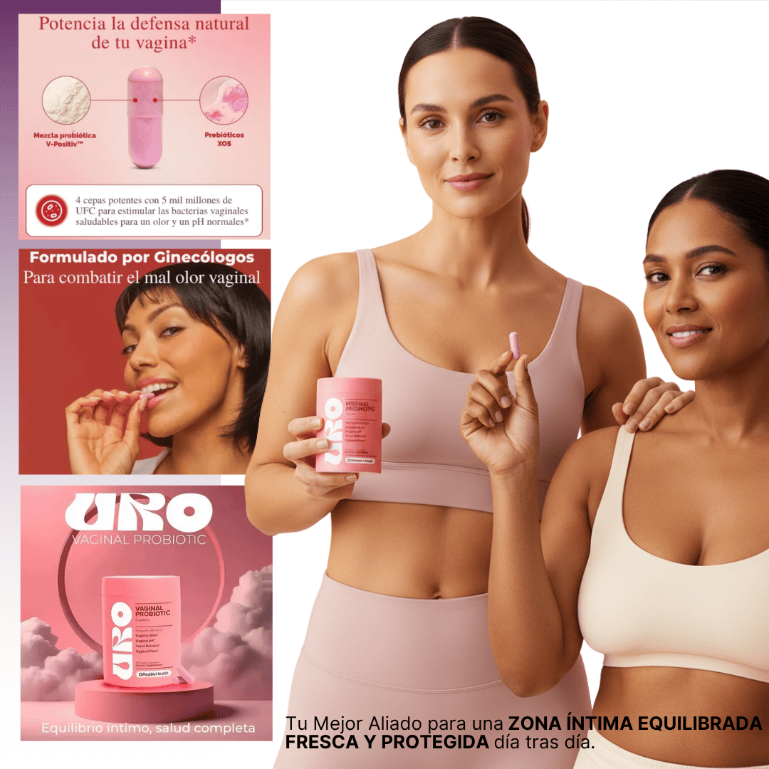 URO® PROBIÓTICOS VAGINALES - AYUDA A ELIMINAR MALOS OLORES, PICAZÓN ...
