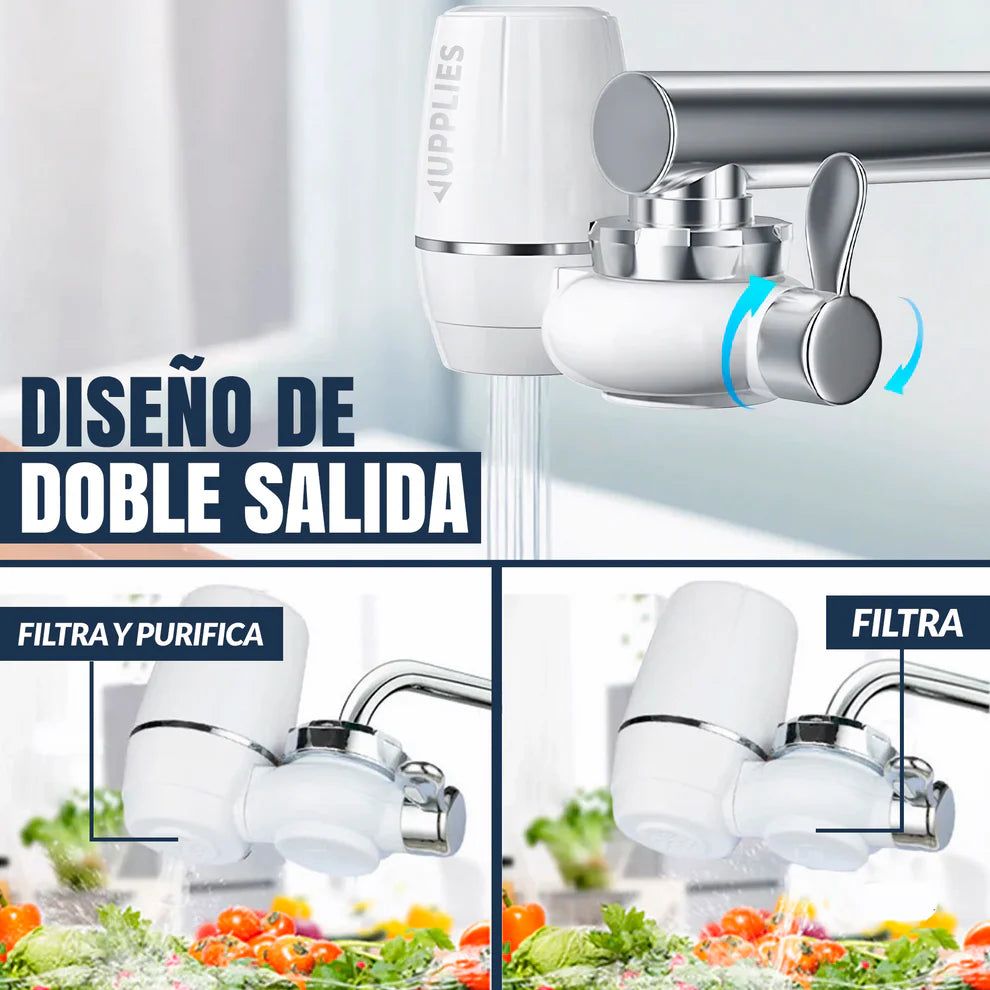 Filtro de Agua AquaClean -  Elimina impurezas y cuida la salud de tu familia.