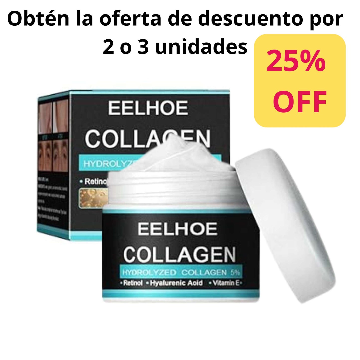 EELHOE® - Crema Antiarrugas Para Hombre 60g - Ayuda a eliminar las arrugas y recuperar la piel joven.
