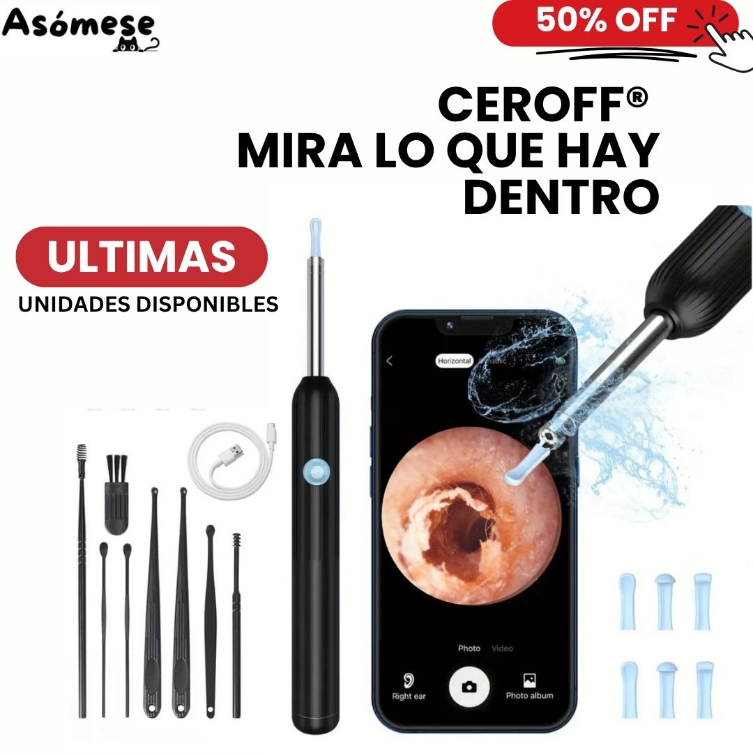 LIMPIADOR DE OIDOS CON CÁMARA CEROFF® 👌EL ORIGINAL👌
