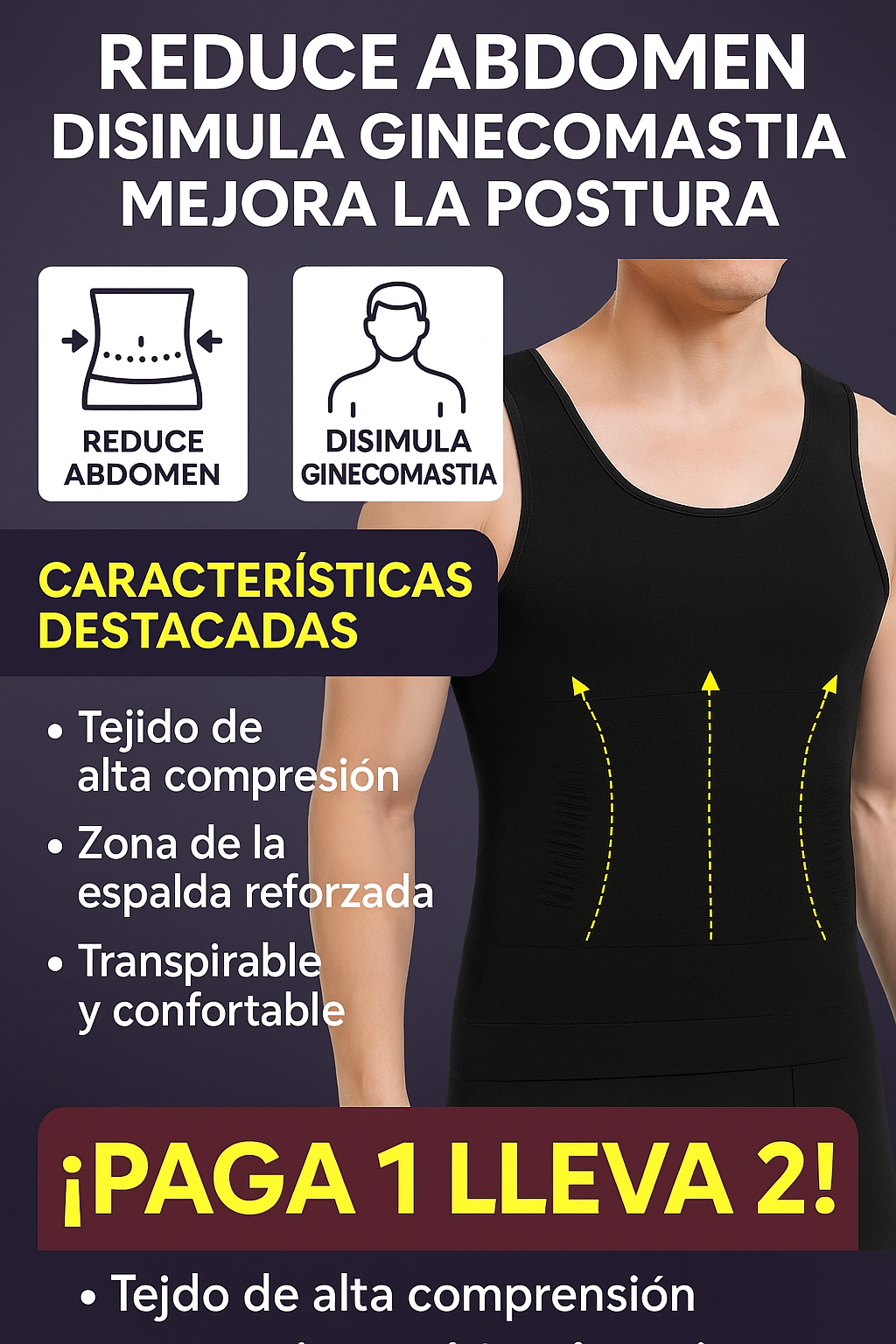 Camisa de Compresión AZER0™ - PAGA 1 LLEVA 2