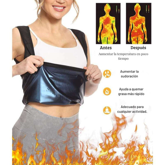 Camiseta Faja Sauna Reductora SweatPro®