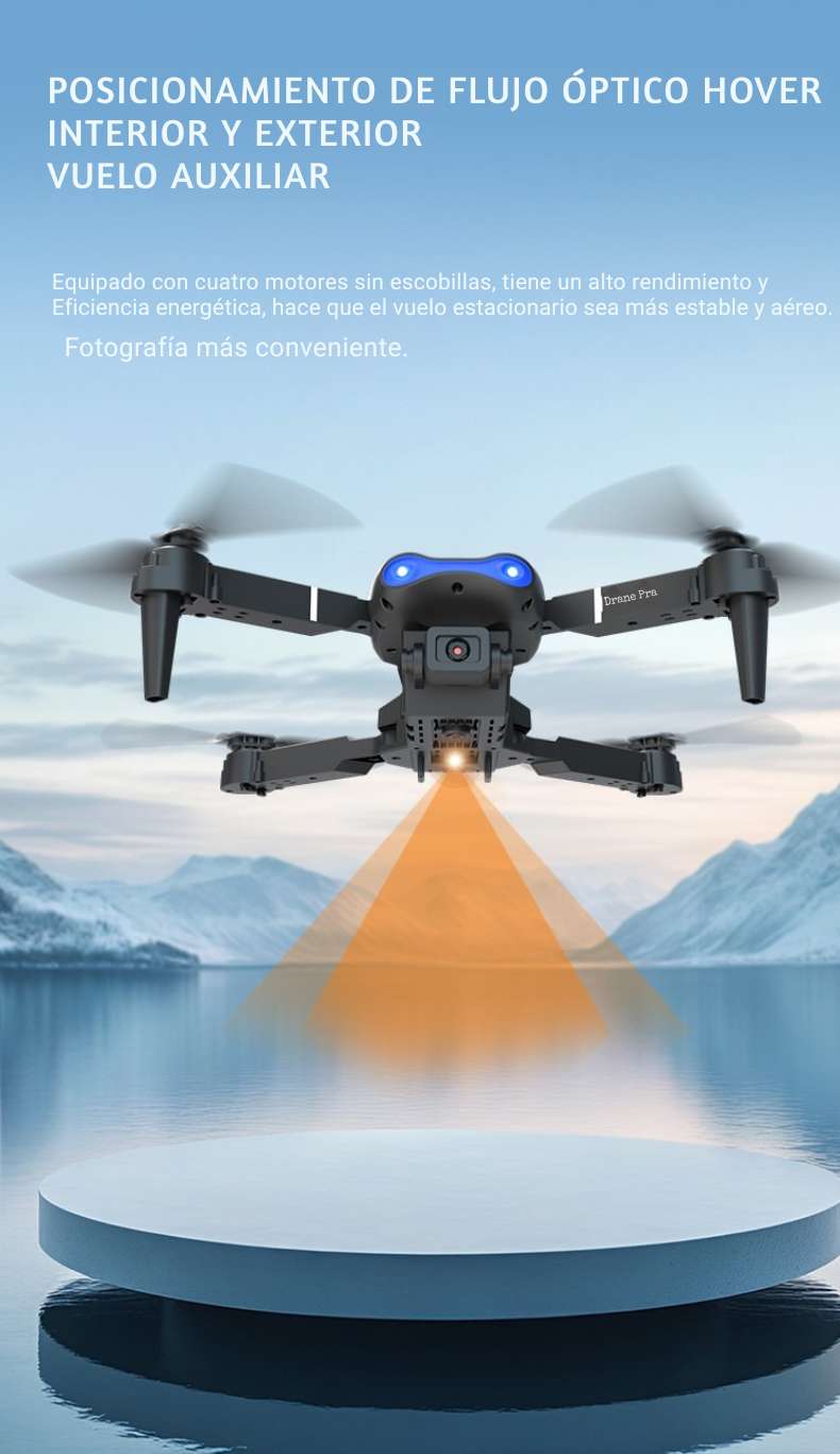 DRON E99 MAX - RADIO CONTROL CON PANTALLA - INCLUYE DOS BATERÍAS