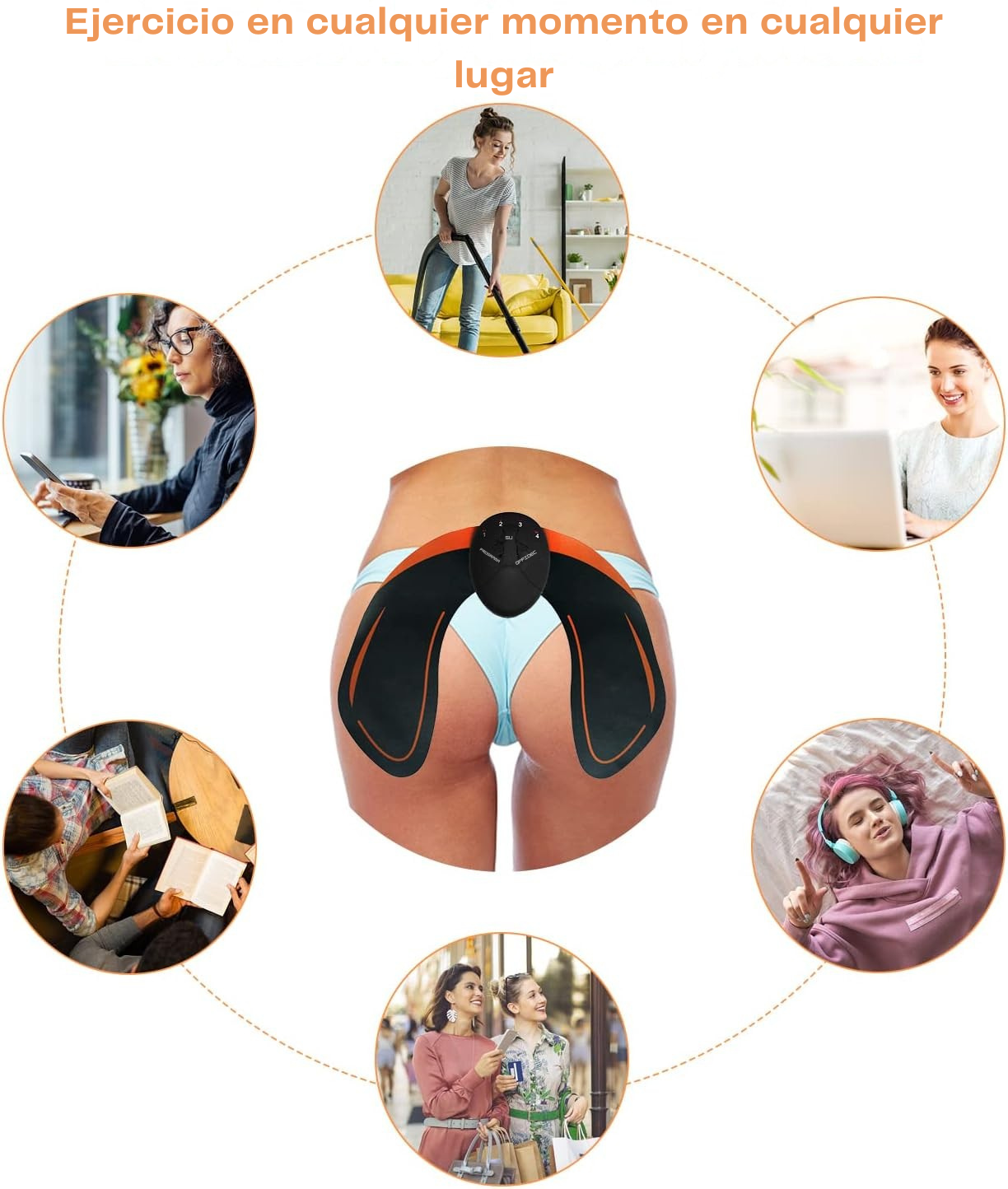 Tonificador EMS Glute Fit™ | Activa, tonifica y eleva tus glúteos sin salir de casa