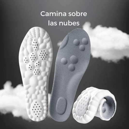 Par de Plantillas 4D|Adiós al dolor de pies, fascitis o cansancio.