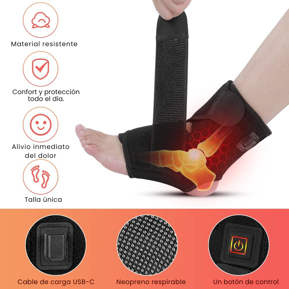 Tobillera Térmica Pro™ - Alivio del dolor de tobillo y pie