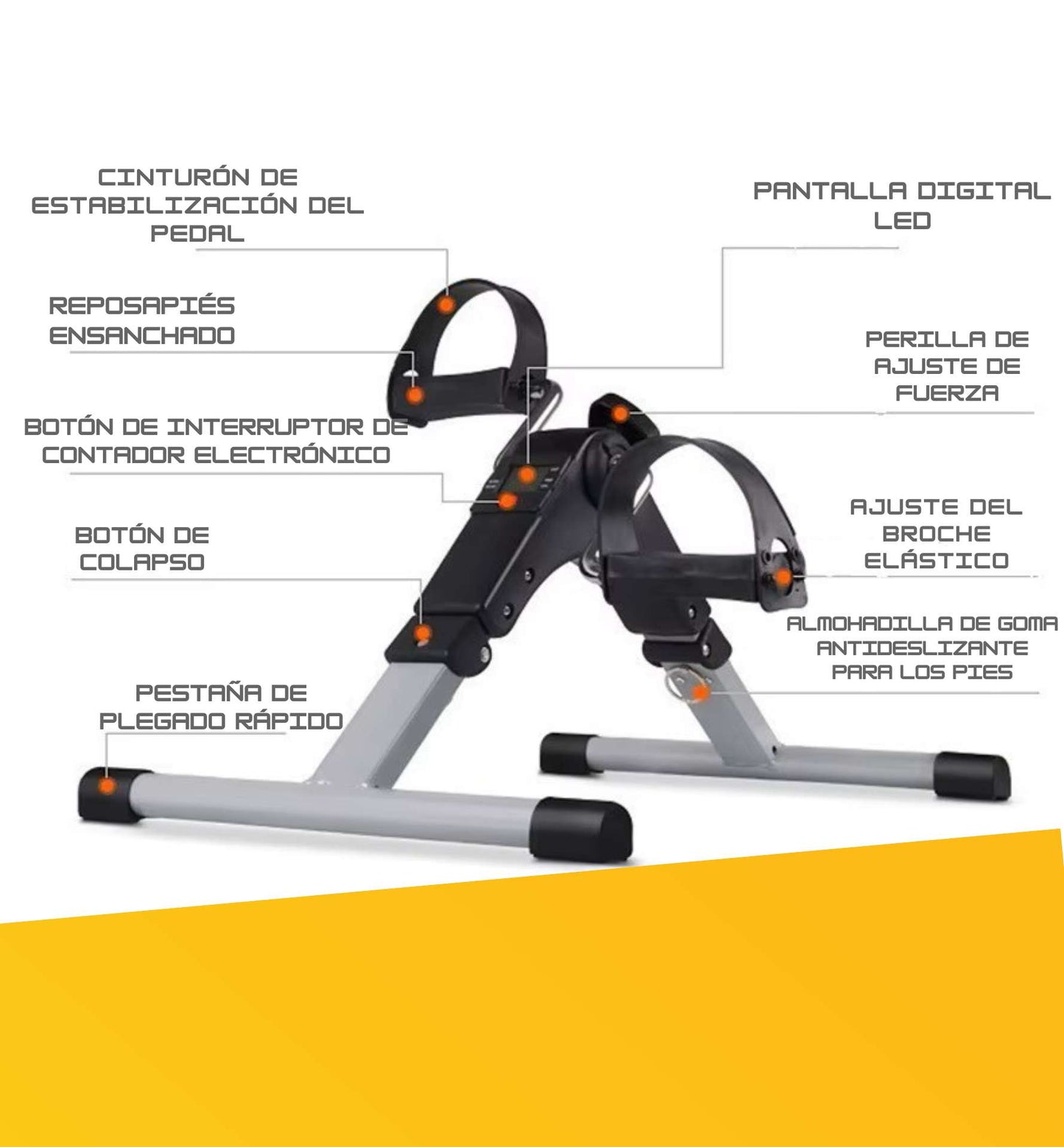 Mini Bicicleta Estatica Portatil - SuperBike® - tu aliada para mantenerte activo con comodidad y seguridad