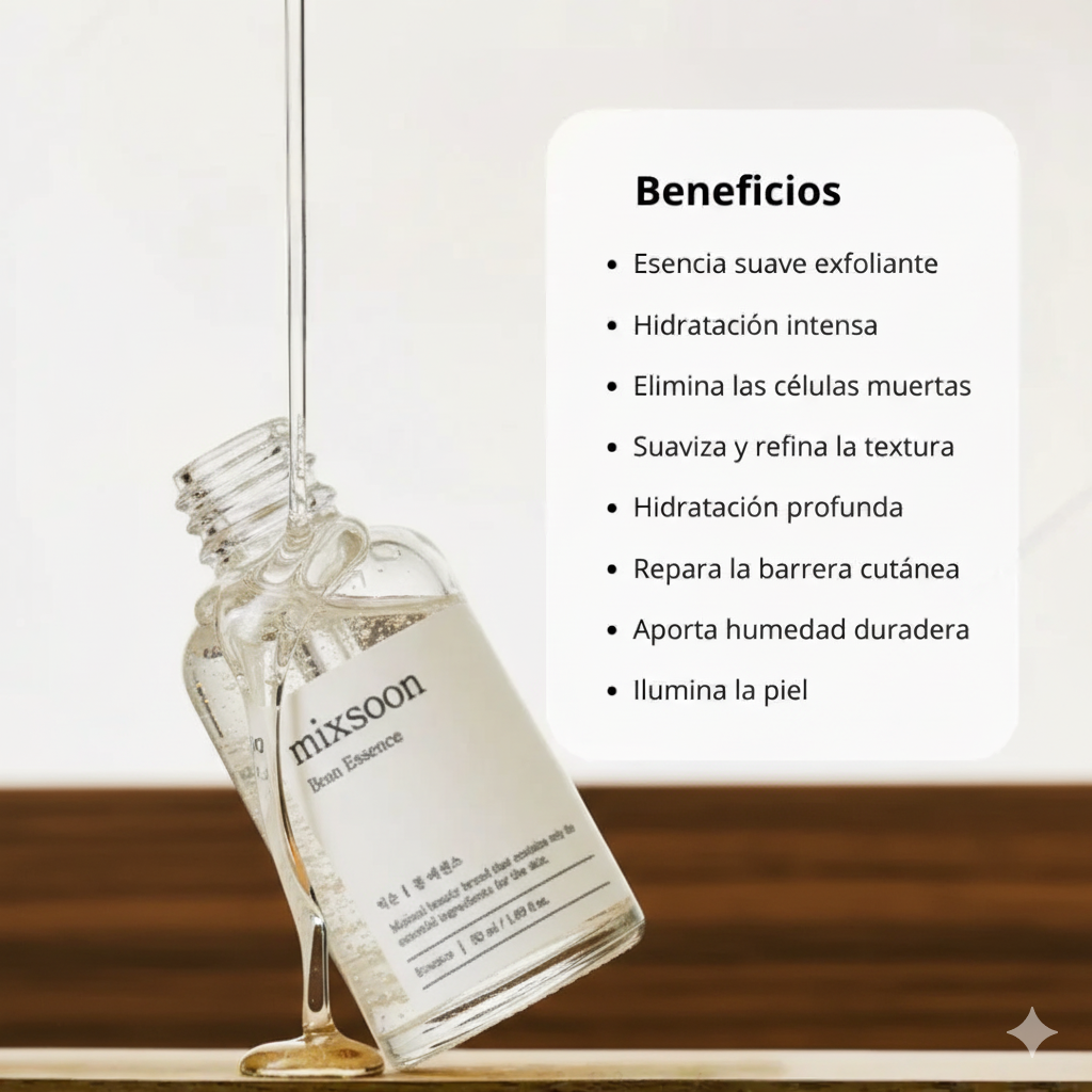Mixsoon™ | Exfoliante Coreano para una Piel lisa, radiante y sin maquillaje
