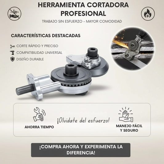 Cortador De Metal MetalCut® - Accesorio Para Taladro — La herramienta definitiva para cortar metal como un profesional, sin esfuerzos