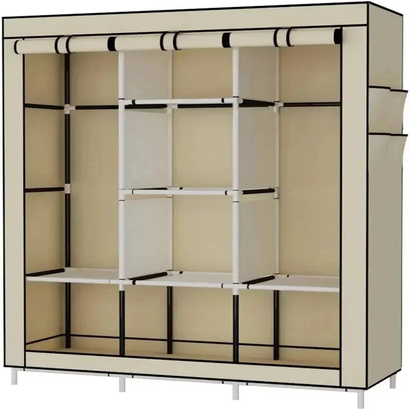 Armario - Closet en tela 3 Cuerpos. Portátil - Lavable