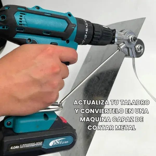 Cortador De Metal MetalCut® - Accesorio Para Taladro — La herramienta definitiva para cortar metal como un profesional, sin esfuerzos