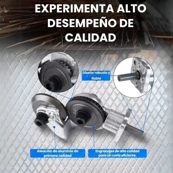 Cortador De Metal MetalCut® - Accesorio Para Taladro — La herramienta definitiva para cortar metal como un profesional, sin esfuerzos