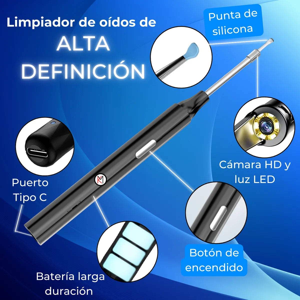 LIMPIADOR DE OIDOS CON CÁMARA CEROFF® 👌EL ORIGINAL👌
