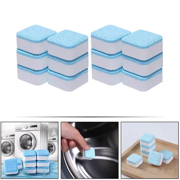 TABLETAS DE LIMPIEZA PROFUNDA PARA LAVADORAS - CLEAR®