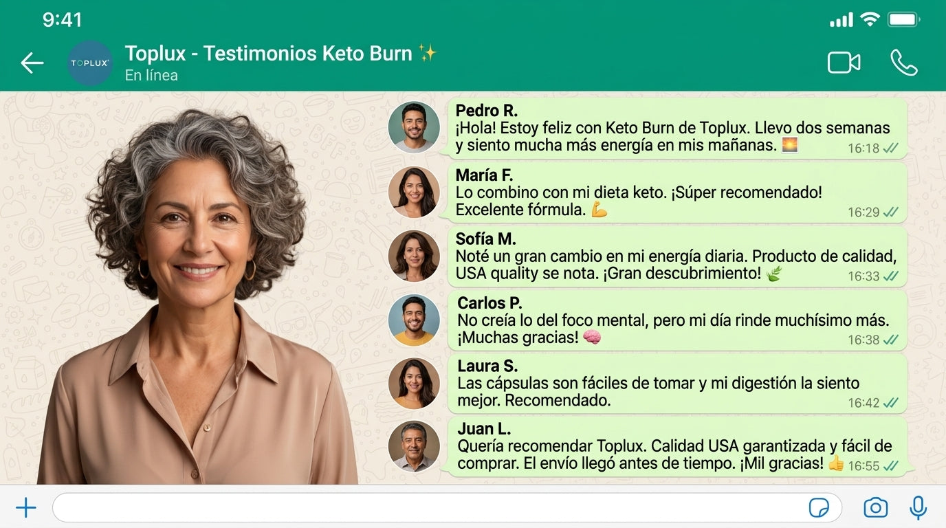 Keto Burn - 07 testimonios whatsapp