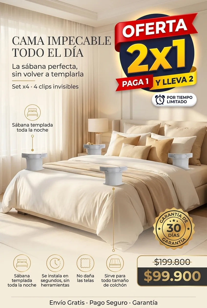 Hero sujetador de sabanas oferta 2x1