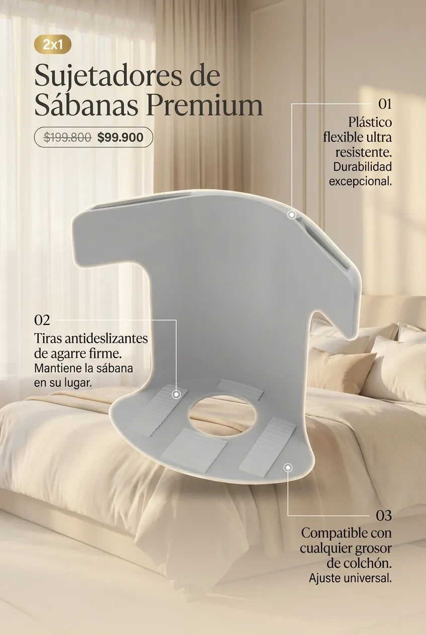 Ficha tecnica sujetador de sabanas